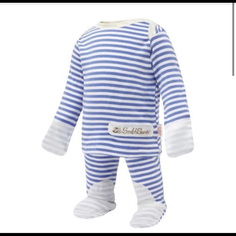 ScratchSleeves Baby Eczema Pajamas PJs -new in pkg